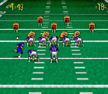 Pro Quarterback (USA) screen shot game playing